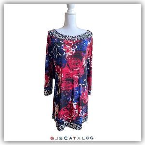 Style & Co. Floral Tunic Dress EUC - Size M